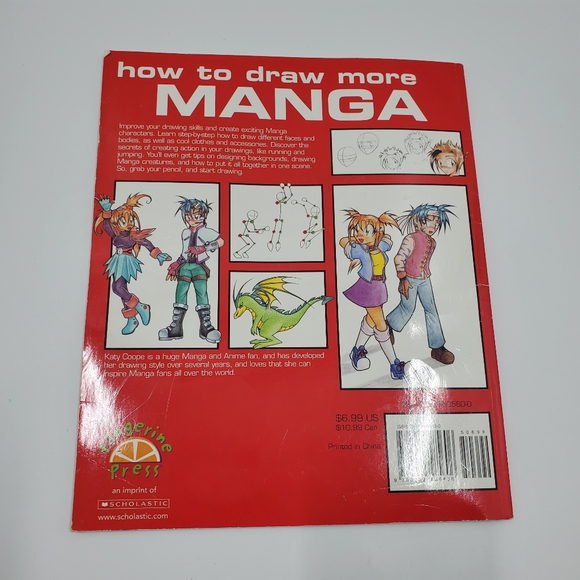 How to Draw Manga By Katy Coope Book Red - Picture 2 of 3